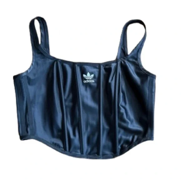 Adidas Women's Original Satin Corset Top - Picture 2 of 3
